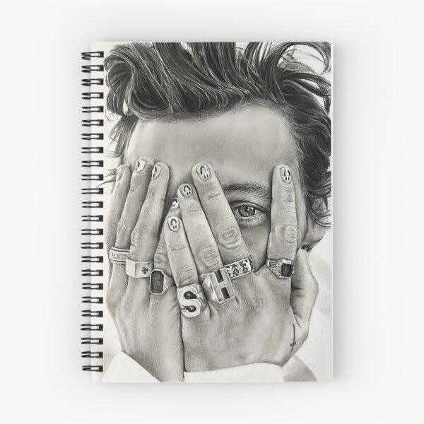 Item preview, Mysterious Pop Star Harry – Detailed Pencil Sketch designed and sold by nagelfarez.