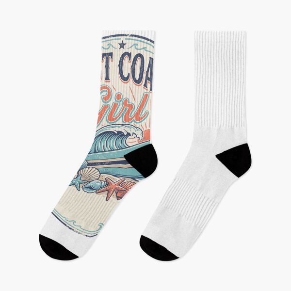 Item preview, EAST COAST Girl Surfing Beach Ocean Vintage designed and sold by snowry.