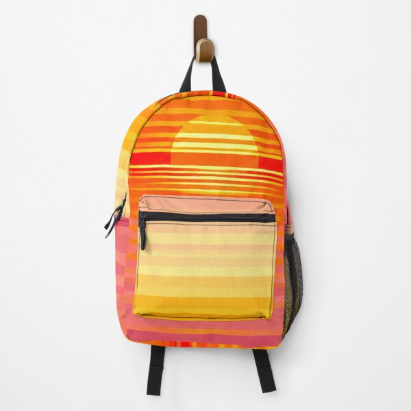 Item preview, Red and Coral Bright Modern Sunrise designed and sold by Ellie&CharChar&Evy.
