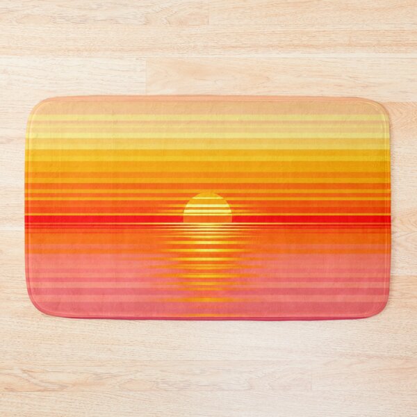 Item preview, Red and Coral Bright Modern Sunrise designed and sold by Ellie&CharChar&Evy.
