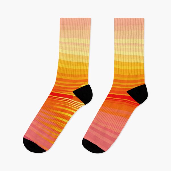 Item preview, Red and Coral Bright Modern Sunrise designed and sold by Ellie&CharChar&Evy.