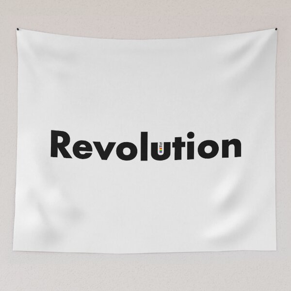 Item preview, Revolution Bold Typography LGBTQ Activism Rainbow Pride designed and sold by Titis & Co.