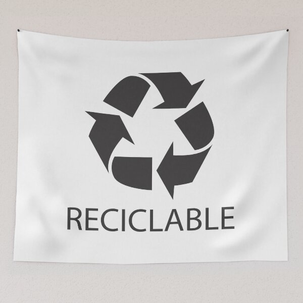 Item preview, Tattooed Reciclaje Recycling Reciclable Cat Rules designed and sold by Kiftsgategarden.