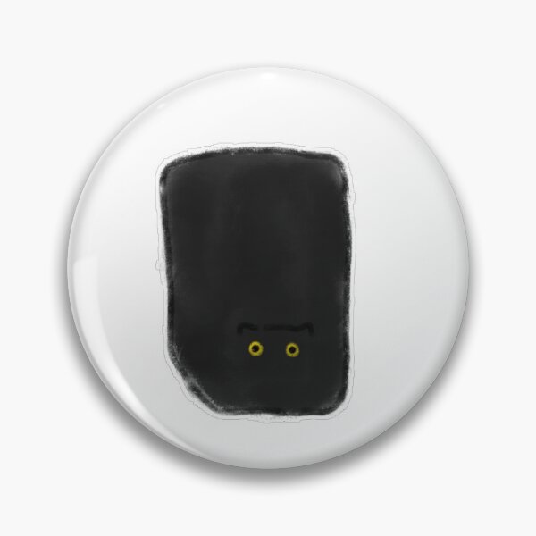 Item preview, Square Black Cat Yellow Eyes Pencil Art designed and sold by raun.draw.