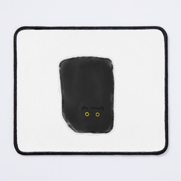 Item preview, Square Black Cat Yellow Eyes Pencil Art designed and sold by raun.draw.