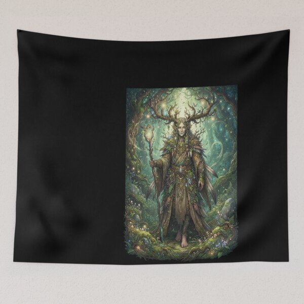 Item preview, Cernunnos, the horned god designed and sold by feckoeansn.