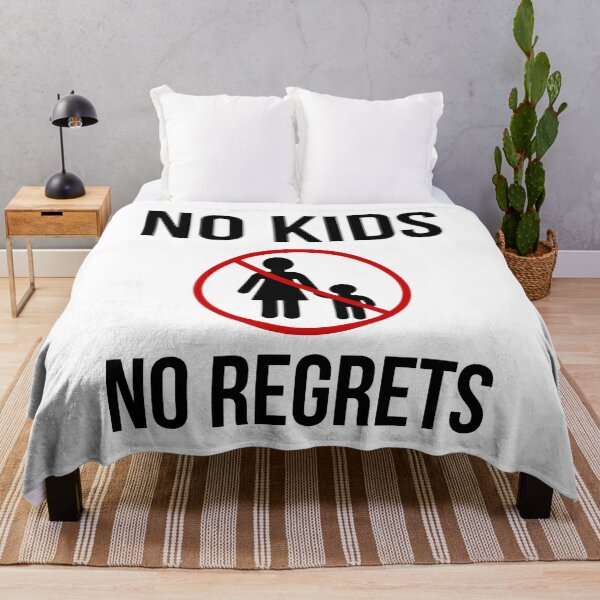 Item preview, No kids no regrets designed and sold by Rachel the Artist .