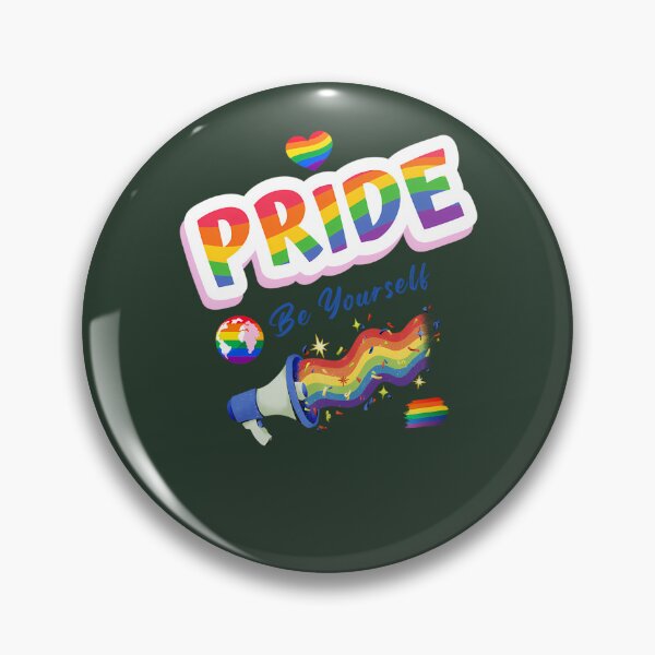 Item preview, Pride Be Yourself Rainbow Megaphone Lgbtq Love Wins Color Splash Design 51 designed and sold by AvocadoShopp.