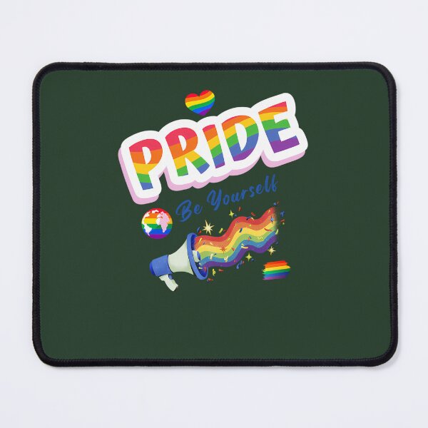 Item preview, Pride Be Yourself Rainbow Megaphone Lgbtq Love Wins Color Splash Design 51 designed and sold by AvocadoShopp.