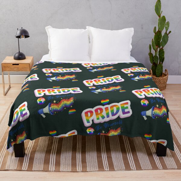 Item preview, Pride Be Yourself Rainbow Megaphone Lgbtq Love Wins Color Splash Design 51 designed and sold by AvocadoShopp.