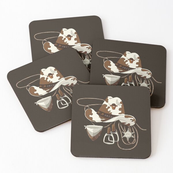 Item preview, Vintage Cowboy Hat Lasso Stirrups and Sheriff Badge designed and sold by Karin Taylor.