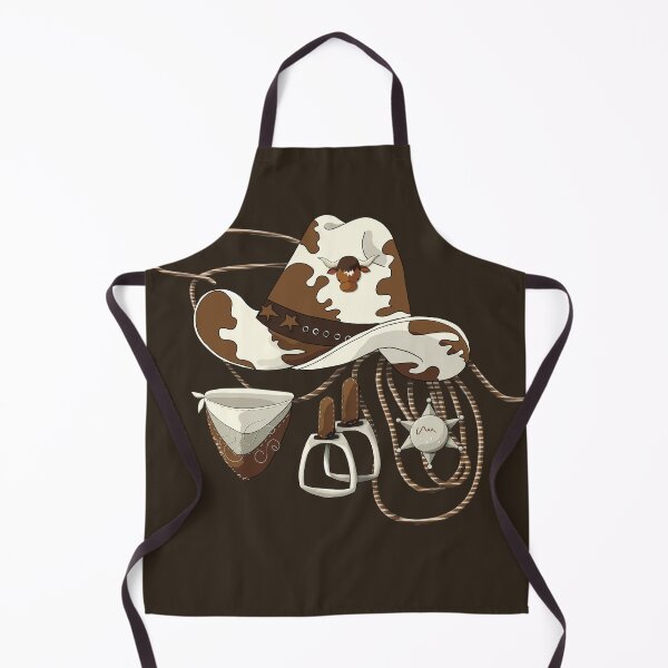 Item preview, Vintage Cowboy Hat Lasso Stirrups and Sheriff Badge designed and sold by Karin Taylor.