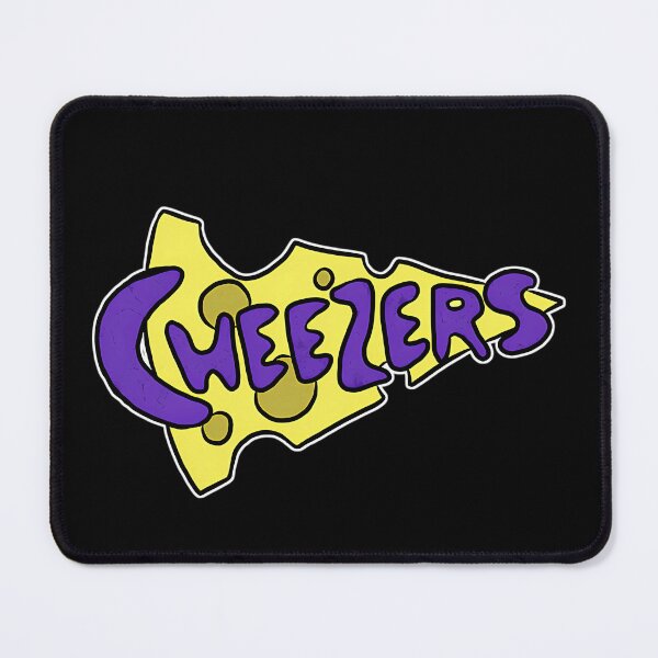 Item preview, Purple Text Overlaying Yellow Cheese Slice designed and sold by AdolfoLemke.