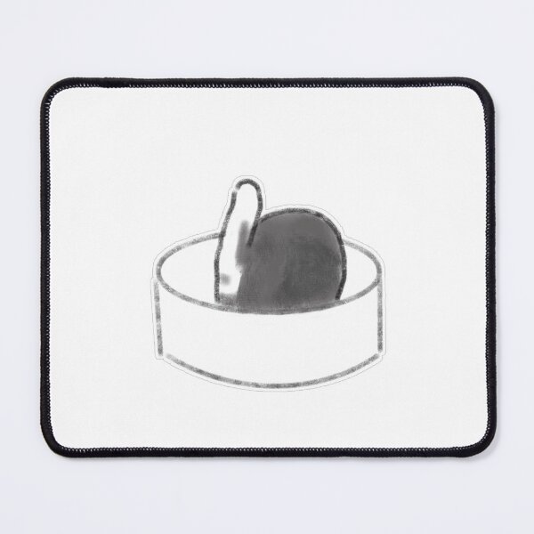 Item preview, Rabbit Back View In Bowl Pencil Drawing designed and sold by raun.draw.
