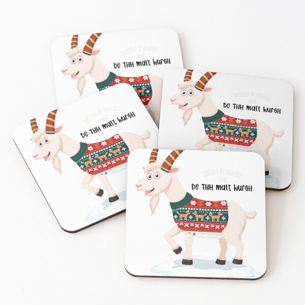 Item preview, Funny Goat Ugly Christmas Sweater Snowflakes designed and sold by icm4639.