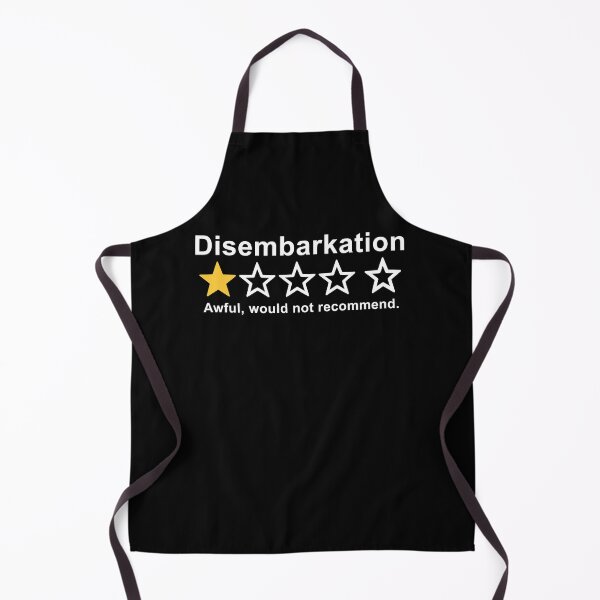 Item preview, Disembarkation Awful Would Not Recommend Funny designed and sold by charoen-design.
