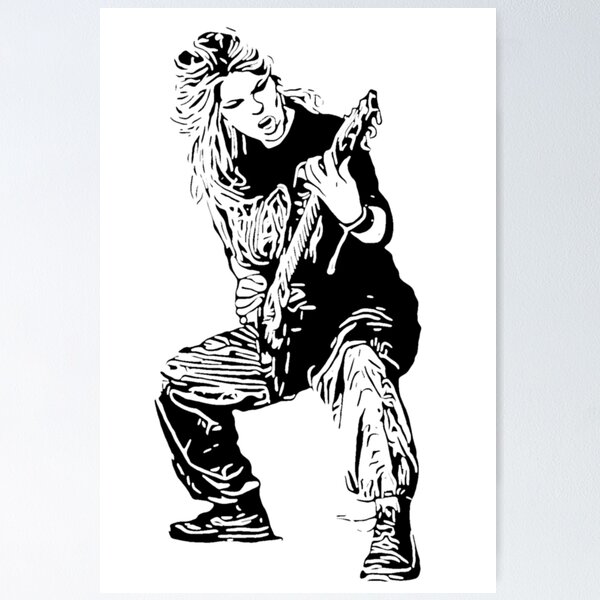 Item preview, Daniela The Warning Lead Guitar Art designed and sold by famousflies313.