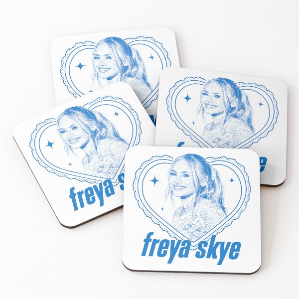 Item preview, Freya Skye Blue Heart Portrait Graphic designed and sold by zwawji.