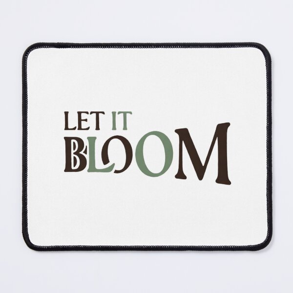 Item preview, Let It Bloom – Coffee, Growth & Mindful Living Typography designed and sold by Iceyfun.