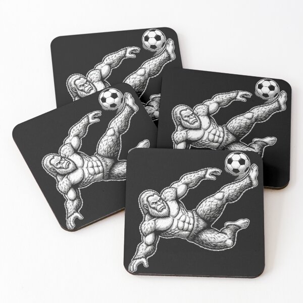 Item preview, Funny Soccer Bigfoot Bicycle Kick Sasquatch Kids Boys Girls designed and sold by CF_VintageDesign.