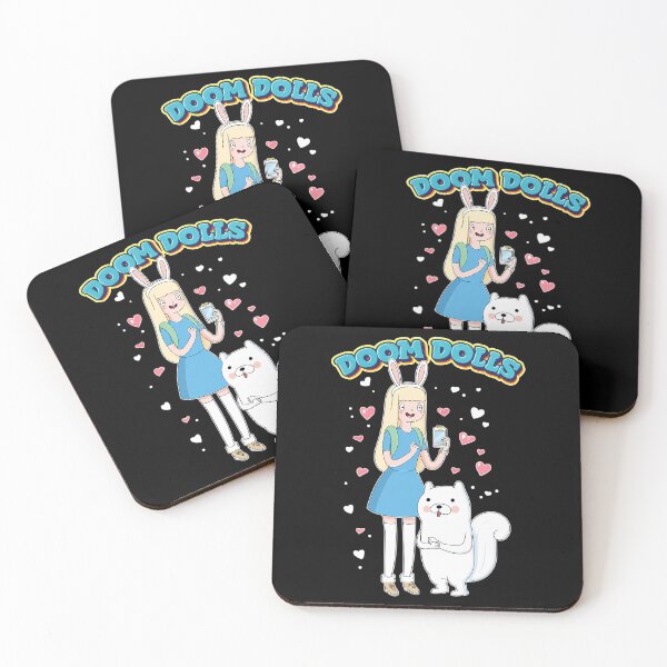 Item preview, Blonde Girl Wearing Bunny Ears Holding Phone Beside Fluffy White Squirrel designed and sold by GordonBruen.
