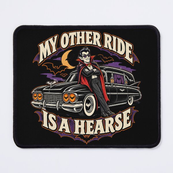 Item preview, My Other Ride Is a Hearse Funny Vampire Halloween designed and sold by SquatchPrintsCo.