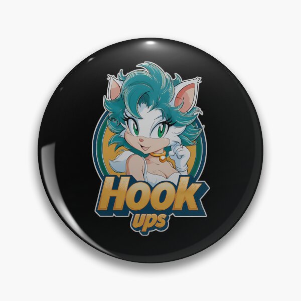 Item preview, Anime Cat Girl With Turquoise Hair Wearing White Outfit Inside Circular Badge designed and sold by GordonBruen.