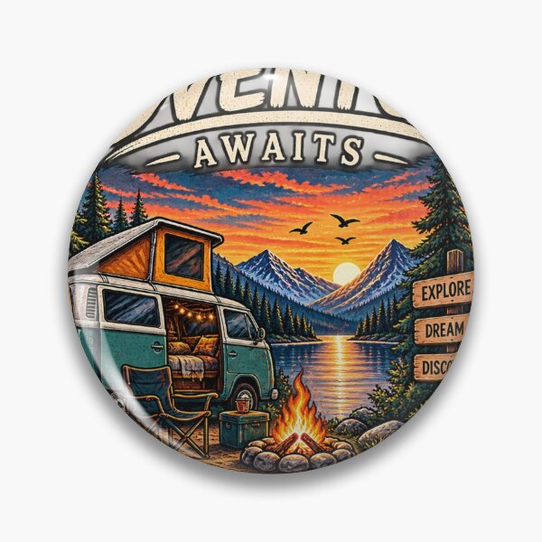 Item preview, Adventure Awaits Life Is Better Outdoors designed and sold by JANAWIYSTUDIO.
