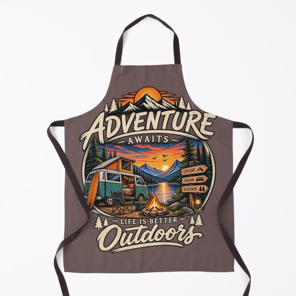 Item preview, Adventure Awaits Life Is Better Outdoors designed and sold by JANAWIYSTUDIO.