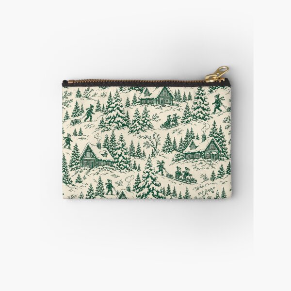 Item preview, Frosted Pine Forest Toile Seamless Pattern | Christmas Aesthetic Repeat Design designed and sold by StickyGuys.