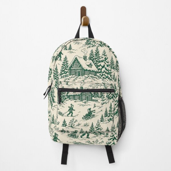 Item preview, Frosted Pine Forest Toile Seamless Pattern | Christmas Aesthetic Repeat Design designed and sold by StickyGuys.