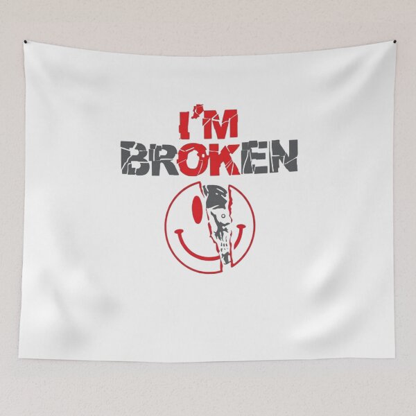 Item preview, I'm Broken Metal Shirt designed and sold by defvulan.