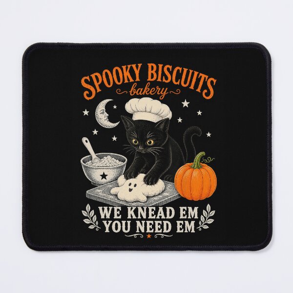 Item preview, Spooky Biscuits Black Cat Halloween Bakery designed and sold by VioletNance.
