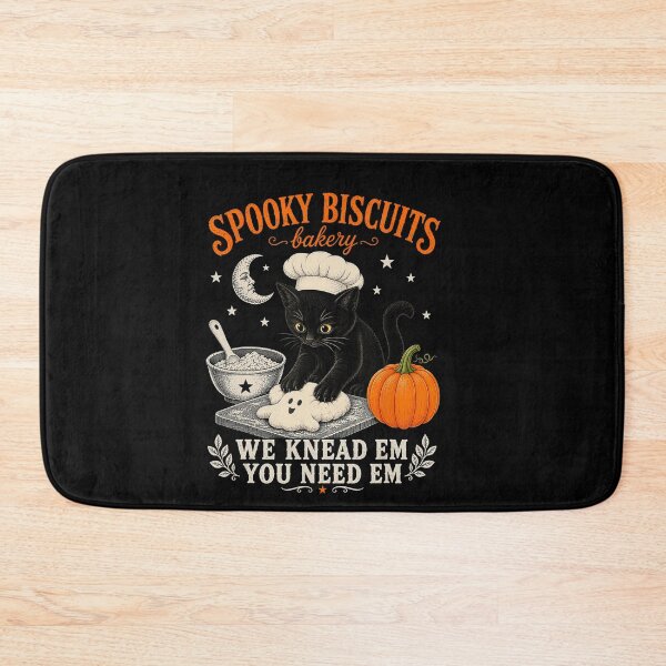 Item preview, Spooky Biscuits Black Cat Halloween Bakery designed and sold by VioletNance.