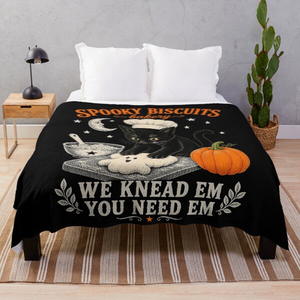 Item preview, Spooky Biscuits Black Cat Halloween Bakery designed and sold by VioletNance.