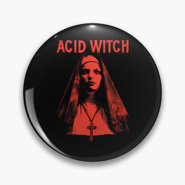Item preview, Creepy Veiled Nun Wearing Rosary Cross In Deep Red Fiery Glow designed and sold by GordonBruen.