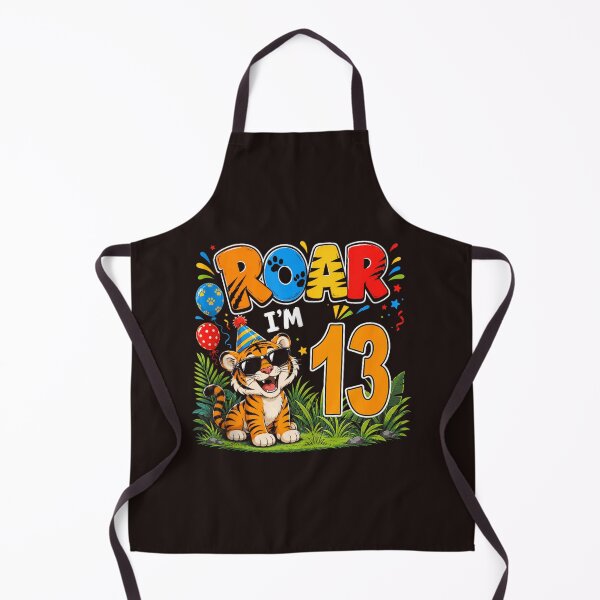 Item preview, Tiger 13th Birthday Party Roar I'm 13 Funny Animal Birthday Design designed and sold by mari-kayden.