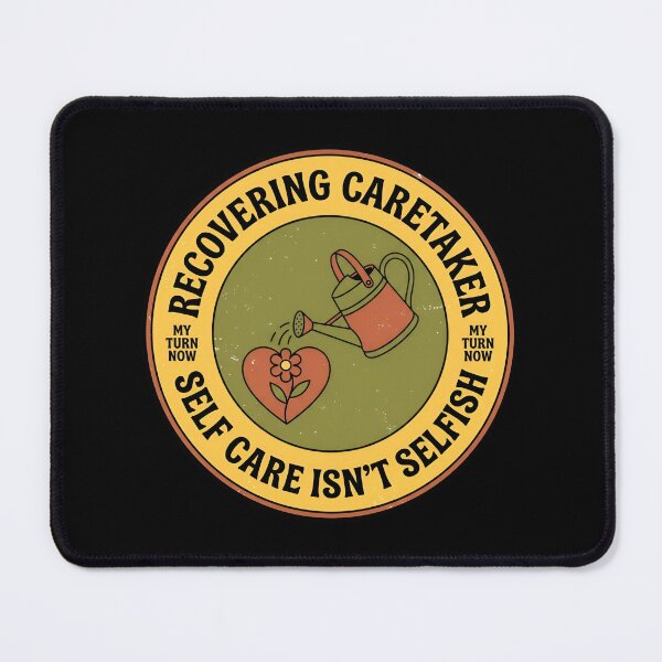 Item preview, Recovering Caretaker Self Care First Vintage Badge designed and sold by DuckOddity.