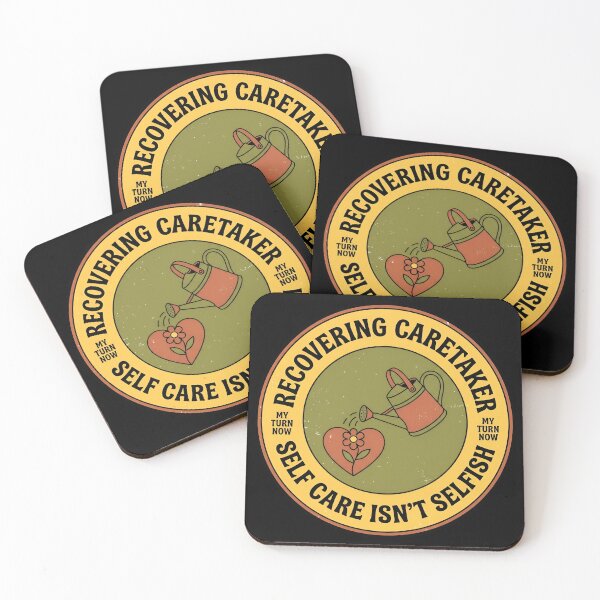 Item preview, Recovering Caretaker Self Care First Vintage Badge designed and sold by DuckOddity.