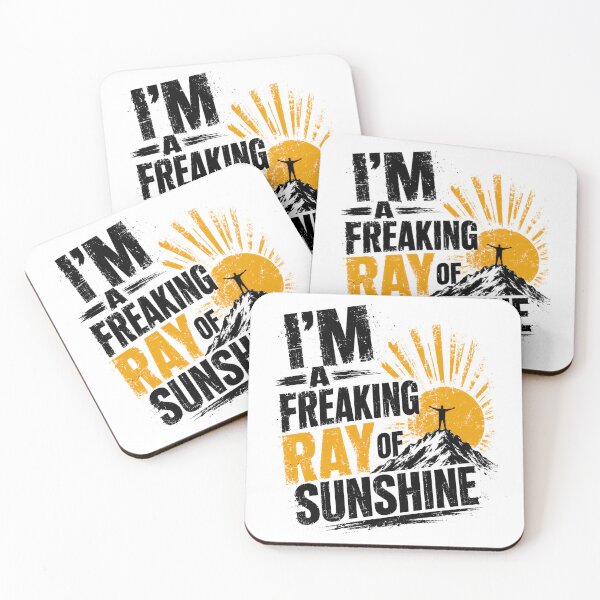 Item preview, I'm A Freaking Ray Of Sunshine Positive Optimistic Motivational Good Vibes designed and sold by JonesFlora2025.