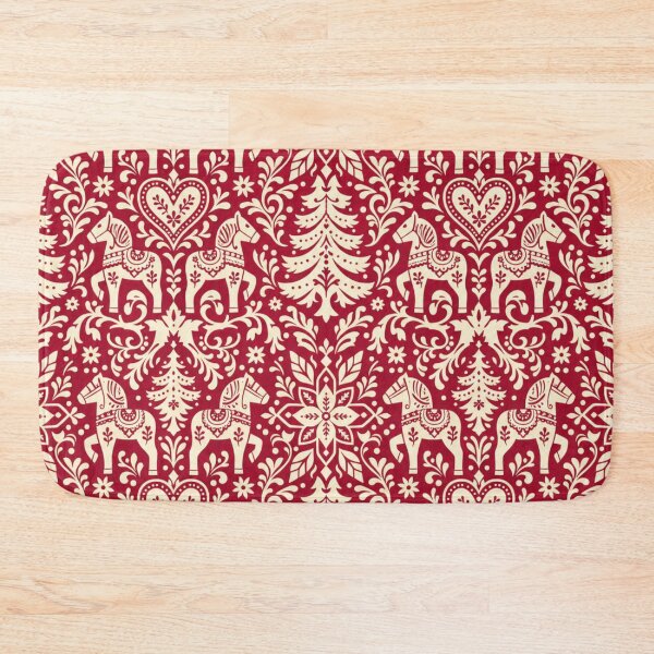 Item preview, Nordic Folk Winter Damask Seamless Pattern | Christmas Aesthetic Repeat Design designed and sold by StickyGuys.