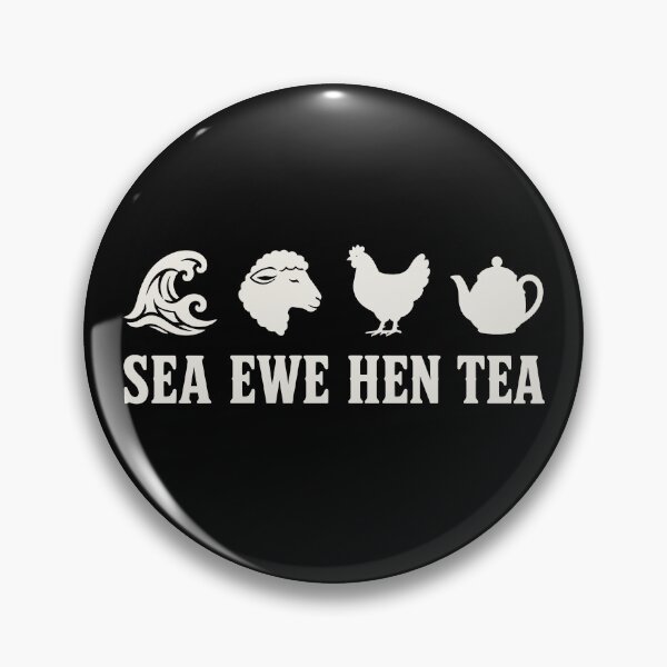 Item preview, Sea Ewe Hen Tea Funny Inappropriate Joke designed and sold by Eh Plus Designs.