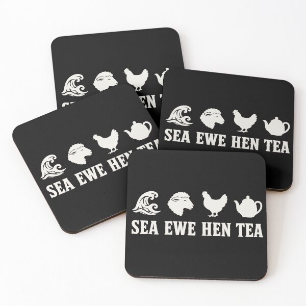 Item preview, Sea Ewe Hen Tea Funny Inappropriate Joke designed and sold by Eh Plus Designs.