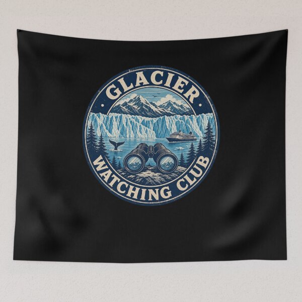 Item preview, Glacier Watching Club Vintage Cruise Adventure designed and sold by snowry.