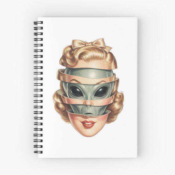 Item preview, Alien Pin-Up Girl Peeling Mask Reveal designed and sold by The Mellonaire.