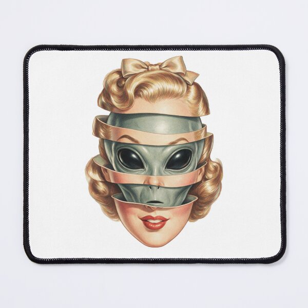 Item preview, Alien Pin-Up Girl Peeling Mask Reveal designed and sold by The Mellonaire.