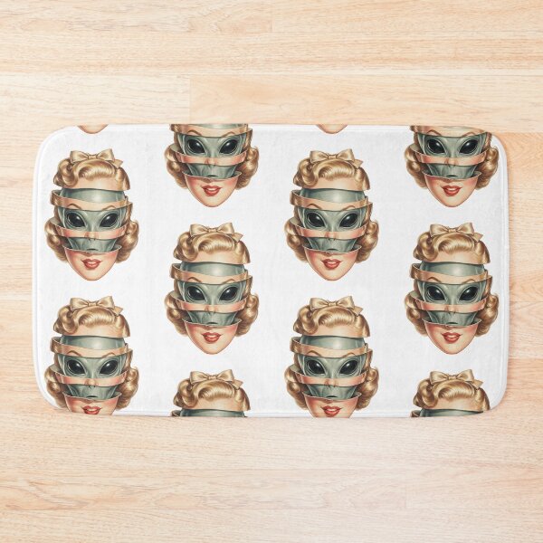 Item preview, Alien Pin-Up Girl Peeling Mask Reveal designed and sold by The Mellonaire.
