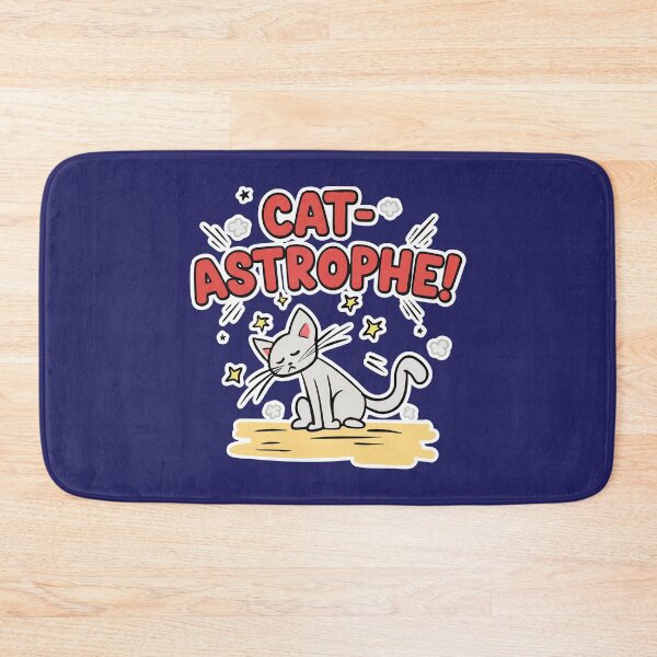 Item preview, Cat-astrophe! Funny Dizzy Cat Cartoon  designed and sold by Taridesign.