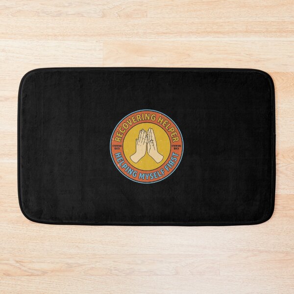 Item preview, Recovering Helper Helping Myself First Retro Badge designed and sold by DuckOddity.