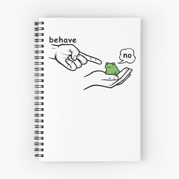 Item preview, Behave No Dishonest Frog Funny Meme designed and sold by charoen-design.